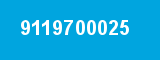 9119700025 9119700025
