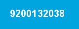 9200132038 9200132038