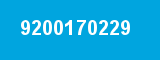 9200170229 9200170229