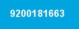 9200181663 9200181663