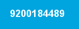 9200184489 9200184489