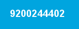 9200244402 9200244402