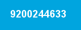 9200244633 9200244633