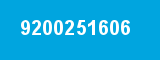 9200251606 9200251606