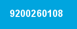 9200260108 9200260108