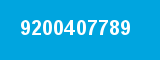 9200407789 9200407789