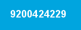 9200424229 9200424229