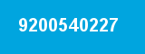 9200540227 9200540227