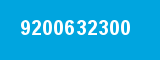 9200632300 9200632300