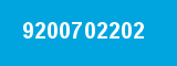 9200702202 9200702202