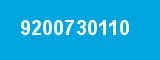 9200730110 9200730110