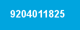 9204011825 9204011825