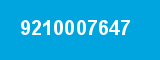 9210007647 9210007647