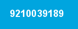9210039189 9210039189