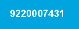9220007431 9220007431