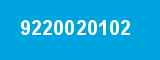 9220020102 9220020102
