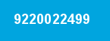 9220022499 9220022499