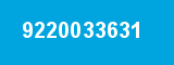 9220033631 9220033631