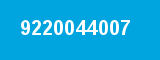 9220044007 9220044007