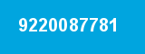 9220087781 9220087781