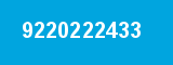 9220222433 9220222433