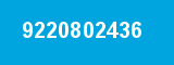 9220802436 9220802436
