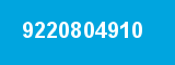 9220804910 9220804910