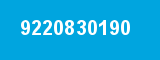 9220830190 9220830190