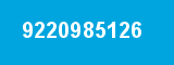 9220985126 9220985126