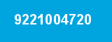 9221004720 9221004720