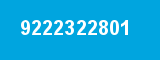 9222322801 9222322801