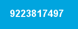 9223817497 9223817497