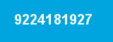 9224181927 9224181927