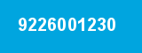 9226001230 9226001230