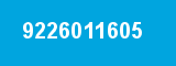 9226011605 9226011605