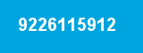 9226115912 9226115912