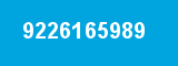 9226165989 9226165989