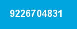 9226704831 9226704831