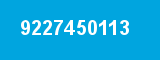 9227450113 9227450113