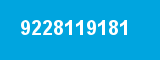 9228119181