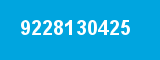 9228130425
