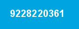 9228220361