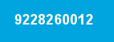 9228260012 9228260012