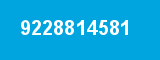 9228814581 9228814581