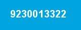 9230013322 9230013322