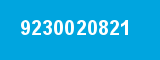 9230020821 9230020821