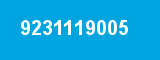 9231119005 9231119005