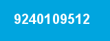 9240109512 9240109512
