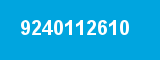 9240112610 9240112610