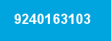 9240163103 9240163103